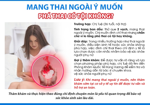 Phá thai khi mang thai ngoài ý muốn có tội không?
